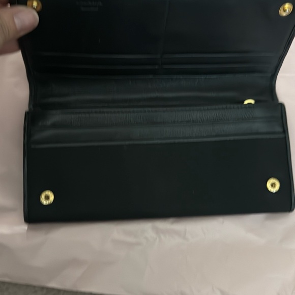 Prada Black Wallet with Gold Hardware - Picture 12 of 12